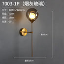 Axyaa Glass Ball Gold Wall Lamp Indoor Sconce Lighting for Living Bedroom Kitchen