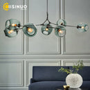 Axyaa Nordic Luxury Glass Chandelier for Living Room Bedroom Villa