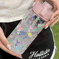 Axyaa Unicorn & Mermaid Water Bottle with Carry Handle and Flip Lid