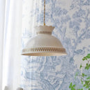 Axyaa Modern Ceramic LED Pendant Light - French Style Hanging Lamp