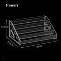 Axyaa Acrylic Desktop Perfume Shelf & Cosmetic Organizer Rack