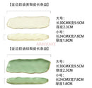 Axyaa Gilt-edged Green Ceramic Long Plate - High Grade Sushi Dim Sum Dessert Plate