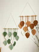 Boho Leaf Macrame Tapestry Wall Hanging for Home Decor by Axyaa