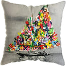 Axyaa Graffiti Street Art Pillow Covers - Home Decoration Lions David Lips Cover