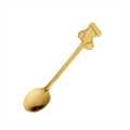 Axyaa Stainless Steel Coffee Spoons: Nordic Style Kitchen Tableware for Christmas & New Year