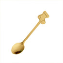 Axyaa Stainless Steel Coffee Spoons: Nordic Style Kitchen Tableware for Christmas & New Year