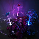 Axyaa Solar Garden Lights: Double Jellyfish & Butterfly Design, 7-Color Changing Solar Flower Lights