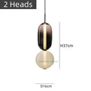 Axyaa Nordic Glass Chandelier: Stylish and Colorful Lighting for Home and Business