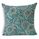 Axyaa Ramadan Vintage Ethnic Pattern Cushion Cover 45x45cm Linen Pillow Case