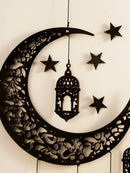 Axyaa Hollow Moon and Star Lantern: DIY Ramadan and Eid Festival Decor, Islamic Gift