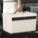 Axyaa Passport Certificate Lockable Safe Box - 2 Layers Large Capacity Storage