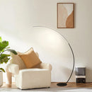 Axyaa Minimalist LED Floor Lamp with Remote Control Dimming, Nordic Ins Style