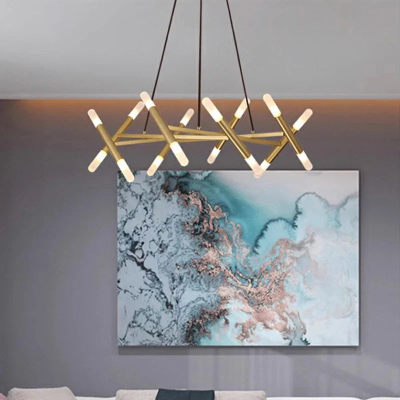 Axyaa Modern LED Pendant Chandeliers for Living and Dining Room Lighting