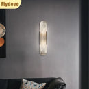 Axyaa Marble Wall Lamp: Modern LED Lighting Fixtures for Bedroom, Study, and Hotel