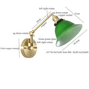 Axyaa Glass LED Wall Lamp: Nordic Design, Bathroom Mirror, Stairs, Living Room, Bedside, Rotate Night Lights
