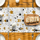 Axyaa Polka Dot Table Runner for Kitchen, Dining & Party Decor