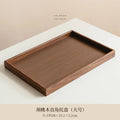 Axyaa Wooden Tea Tray Rectangular Snack Storage Tray for Afternoon Tea & Coffee