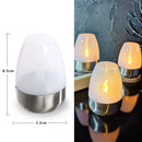 Axyaa LED Solar Candles - Flameless Rechargeable Outdoor Night Light