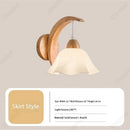 Axyaa Cream LED Wall Lamp for Bedroom & Living Room Décor