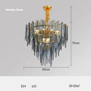 Axyaa Iron Pendant Chandelier for Dinning & Living Room