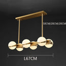 Axyaa LED Pendant Chandeliers for Modern Living and Dining Room Lighting