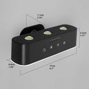 Axyaa Magnetic LED Wall Light Rechargeable Reading Spotlight Night Lamp Rotation Control