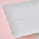 Axyaa Ceramic Breakfast Plate Set with Dim Sum, Steak, Bread - Western Food Selection