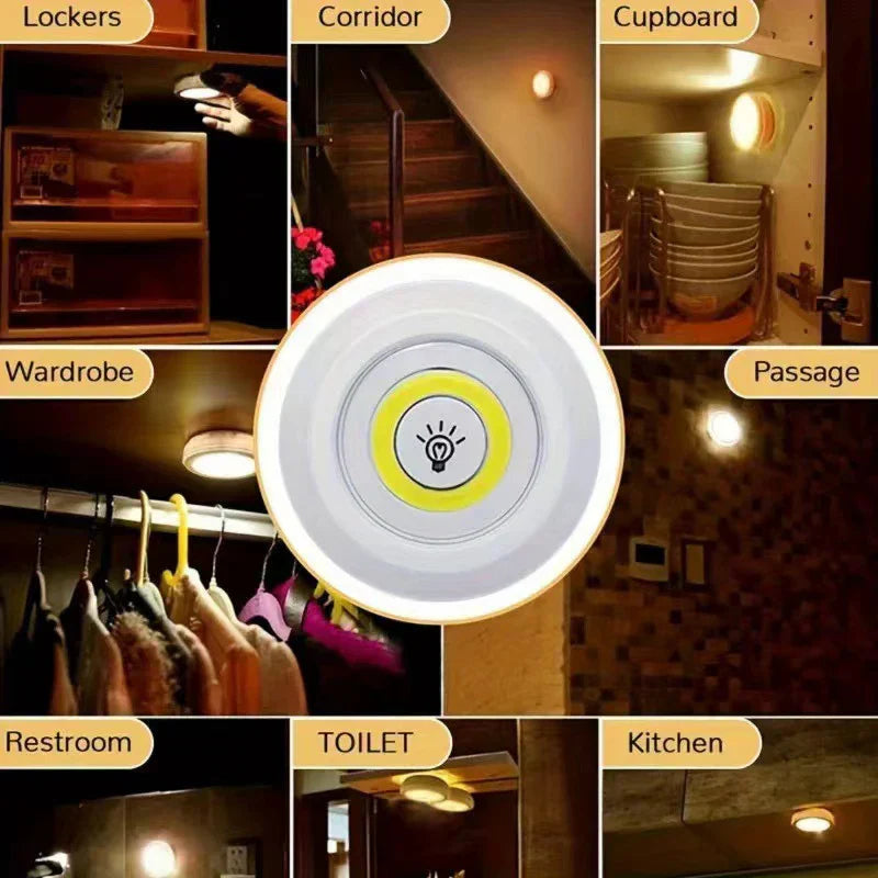 Axyaa Dimmable LED Under Cabinet Light with Remote Control Night Light