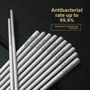 Axyaa Stainless Steel Antibacterial Chopsticks: High-grade 316L, Anti-mould, Anti-slip for Home Health.