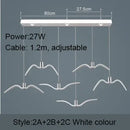 Axyaa Seagull Resin Chandelier - Nordic Creative Bird Shape LED Lighting