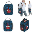 Axyaa Spider-Man Insulated Lunch Bag for Office - Reusable Thermal Cooler Box