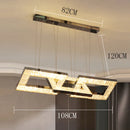 Axyaa Crystal Chandelier Pendant Light for Living Room Dining Room Ceiling Lighting