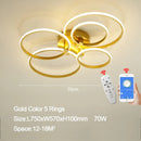 Axyaa LED Ceiling Chandelier: Modern Lighting Fixtures for Home Bedroom, Living Room