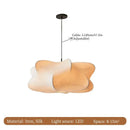 Axyaa Wabi Sabi Silk Pendant Chandelier for Home Decor and Ambiance
