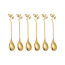 Axyaa Stainless Steel Ice Cream Scoop Set of 6 Pieces