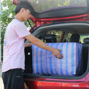 Axyaa Stripe Quilt Blanket Storage Bag Wardrobe Organizer & Tote