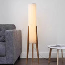 Axyaa Nordic Solid Wood Living Room Sofa Floor Lamp