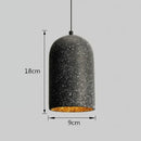 Axyaa Nordic Ins Cement Pendant Light for Dining Bedroom Study Unique Decor