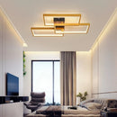 Axyaa Modern LED Ceiling Light Fixture for Living Room Bedroom, Dimmable and Sleek