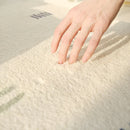 Axyaa Plush Cream Style Living Room Carpet: Soft, Thick, Washable, Large Area Rug