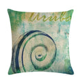 Axyaa Starfish Conch Linen Pillowcase 45*45cm