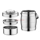 Axyaa 3-Layer Stainless Steel Insulated Bento Lunch Box - Large Capacity Pot
