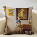 Elegant Axyaa 45x45cm Print Cushion Cover for Home, Hotel, Office Décor
