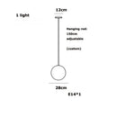 Axyaa Nordic Bubble Chandelier LED Ceiling Pendant Lamp for Living Room, Kitchen, Dining Room