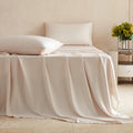 Axyaa Mulberry Silk Flat Bed Sheet – Ultra Soft Luxury Top Sheets Bed Linen