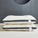 Axyaa Feather Velvet Adult Pillow: Breathable Deep Protection Cervical Spine Liner Cover