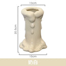 Axyaa Ceramic Melting Candle Vase for Wedding Engagement Decor