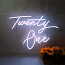 Axyaa LED Neon Sign Indoor Wall Lights Party Decoration Warm White