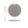 Axyaa Solid Color Pearl Dot Ceramic Sushi Dessert Steak Plate Set for Molecular Cuisine