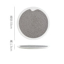 Axyaa Solid Color Pearl Dot Ceramic Sushi Dessert Steak Plate Set for Molecular Cuisine